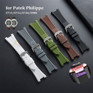 25x13mm Silicone Strap for Patek Philippe PP 5711/5712/5726/5980 Watch Strap Waterproof Soft Sports 