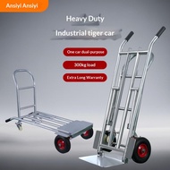 heavy-duty 2 wheeled can be 4 wheeled vehicle for heavy lifting, Tiger cart-used as a heavy-duty car