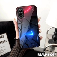 Latest Realme C67 4G Glossy Glass Softcase [Abstract M05] Realme C67 4G Phone Case - Phone Protector