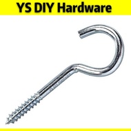 (10pcs) Hook Screw/Skrew Kayu/Skrew Langsir