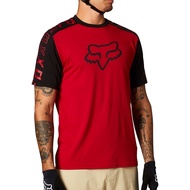 FOX 2-Color MOTO Short Sleeve Jerseys MTB BMX Summer Racing Shirt Quick Dry MTB Off Road Apparel
