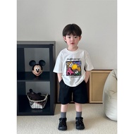 Boy T-shirt short-sleeved cotton summer boy Korean handsome children short-sleeved cool boy shirt