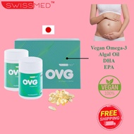 SWISSMED™ OVG Softgel Algae Oil 2x30’S Vegan Omega-3 for Heart Health