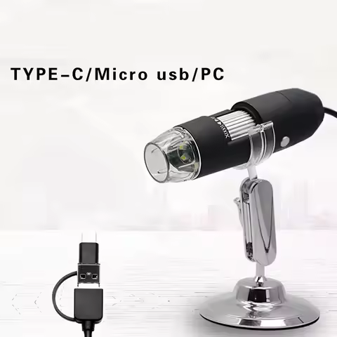 2MP 1080P 50-1000X USB Digital Microscope Handheld Endoscope for Repair Hair Skin Smartphone PCB Too