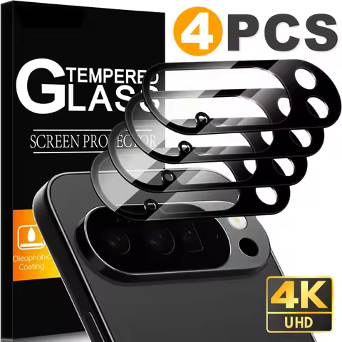 1-4Pcs Black Pixel10 Camera Protector For Google Pixel 10 Pro XL 9H Tempered Glass Rear Lens Films F