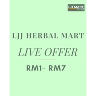 LJJ HERBAR MART  LIVE OFFER RM1 - RM7