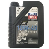 LIQUI MOLY 10W-40 STREET 1 LITER 4T OIL MINYAK HITAM MOTOR MOTOBIKE SEMI SYNT 1L Y15ZR LC135 RS150 F