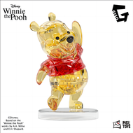 Disney Winnie The Pooh Crystal บล็อกตัวต่ออนิเมะโมเดลประกอบ Piglet Eeyore Tigger ของเล่นของขวัญเพื่อการศึกษาของเด็ก