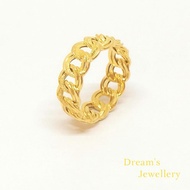 Cincin Coco King Emas 916 / Coco King Ring 916 Gold Dreams Jewellery