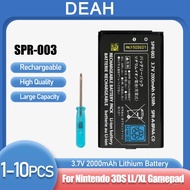 New 3.7V 2000mAh SPR-003 Rechargeable Lithium Baery or Nintendo 3DS LL/XL 3DSLL 3DSXL NEW 3DSLL NEW 3DSXL With Tool Pack