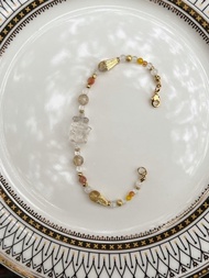 【金運招來金の助】招財貓水晶手鍊