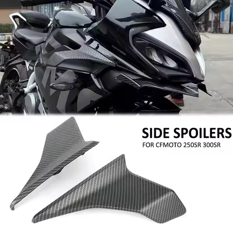 FOR CFMOTO CF250SR CF 250SR 250 SR 300SR Motorcycle Parts Side Downforce Naked Spoilers Fixed Wingle