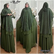 AJE ZAS - Jumbo Robe Dress set Hijab Hoodie Code-SARMALA Matt Ceruti