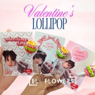 Lollipop CARD HOLDER / LOLLIPOP VALENTINE/ LOLLIPOP COVER / VALENTINE GIFT