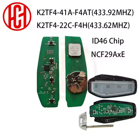 433.92/433.62MHZ NCF29A×E ID46 Chip K2TF4-41A-F4AT K2TF4-22C-F4H Smart Key For BYD Dolphin Qin PLUS 