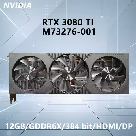 NVIDIA RTX 3080TI 12GB GDDR6X 384bit M73276-001 Graphics Card PCI-E4.0 HDMI DP 8+8pin Game or office