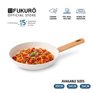 Fukuro Shiro Ceramic Non-Stick Fry Pan (20cm/24cm/26cm)