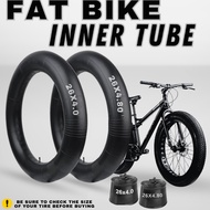 Fat Bicycle Tire Inner Tube 26x4.0 / 26x4.80 | Fat Bike Inner Tube | Electric Fat Bike Tire Tube