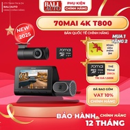 {New 2025} 70mai T800 3-channel dash cam with dual mode, STARVIS 2 IMX678 sensor