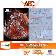 (Evo Monster) Waterslide Decal - MG 1/100 RX-78-2 GTO78 (Fluo) RX78-2 RX78 40th Anniversary Origin G