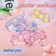 MATA [Cold/hot wet] Eye Mask COOL COVER Eye gel compress eye COVER Black eye gel mask Sleeping Eye C