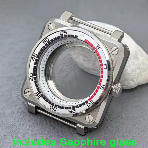 NH35 Case SKX007 Square Case Sapphire Glass Fits NH35 NH36 4R 6R 7S26 Movement 28.5mm Dial SKX007 Pi