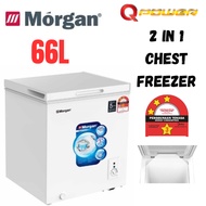 (Fast Ship} Morgan 66L Mini Chest Freezer MCF-WINTRY 68S (WHITE 66L) MCF-09658LS GREY 80L