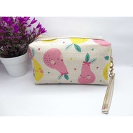 Ready POUCH MAKE UP Women | Cute Motif Burlap Cosmetic Bag