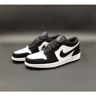 Ready stock AirJordan 1 AJ1 retro low OG Panda men and women shoes sneakers black white sports