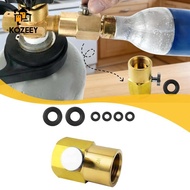 [KOZEEY] CO2 Cylinder Refill Adapter Station Connector Kit TR21-4 to CGA320 Quick Connect Soda Maker