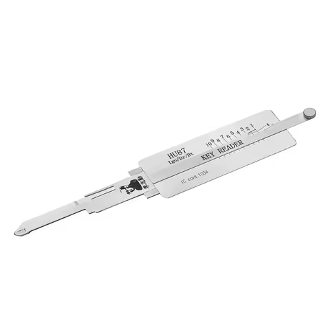 HU87 Lishi 2-in-1 Tool for SUZUKI Car Door Lock Cylinder Locksmith Supplies Repair Tools Opener&Deco