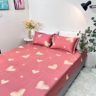 Bộ ga gối 3 món Bao gồm 1 Ga giường Bo chun và 2 vỏ gối nằm - Bộ Drap Giường 3 món - Ra Giường 3 món