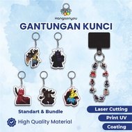 GANTUNGAN Keychain Acrylic Keychain/ FORSAKEN 4 KILLER (JOHN DOE, NOLI, C00LKIDD, RUST 101) Acrylic 