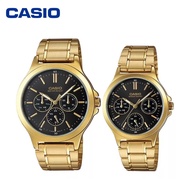 Casio Watch Couple Watch Stainless Steel MTP-V300G-1A / LTP-V300G-1A / Casio Couple Watch Series/Ful