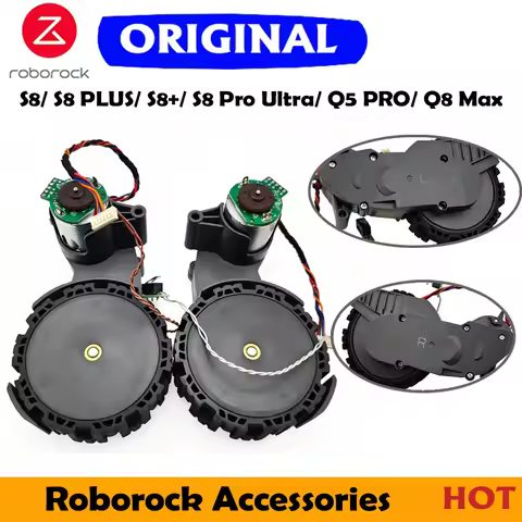 Original Roborock S8/S8+/S8 Pro Ultra Walking Wheels Left Right Side for S8 PLUS/Q8 Max Vacuum Clean