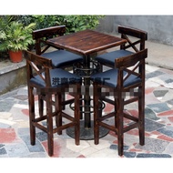 Solid Wood Bar Table Chair High Chair Solid Wood Bar Chair Bar Chair Bar Stool Bar Stool Bar Chair 7