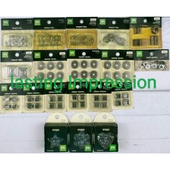 Making Memories Shaped Clips, Hinges, Washer Words, Ribbon Charms, Mesh Eyelets, Snaps (Option 10)