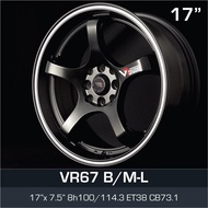 AD 17 inch 7.5JJ 4X100 4X114.3 ET38 ORI CAR SPORT RIMS WHEELS VR67