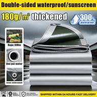 【Dual-sided use】PE tarpaulin canvas sheet canvas canopy outdoor shade waterproof canvas waterproof c