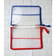 Mesh Folder Zipper/ Zipper Folio Size Plastic Folder Zipper Bag Mesh F4