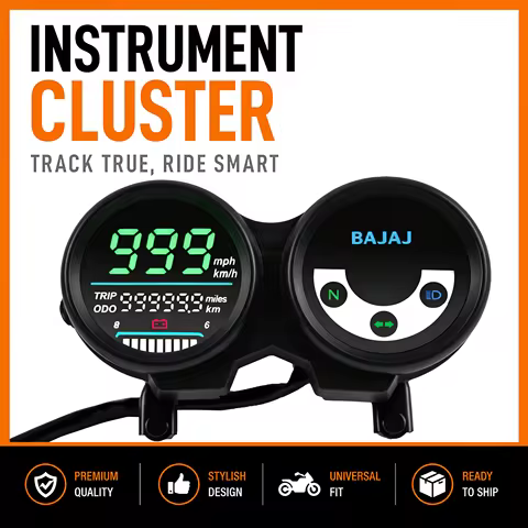 For BAJAJ BOXER CT100 CT110 Electronic Digital Meter ABS Motorcycle LED Speedometer Odometer Motorcy