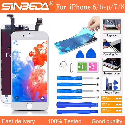 New Domestic Tested LCD For iphone 6 6SP 7 8 LCD Display 3D Touch Digitizer Assembly For iPhone 6S 7