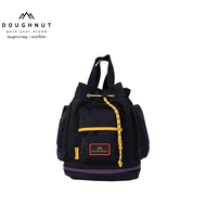 DOUGHNUT BAG : Pyramid Happy Camper Series : BLACK  กระเป๋าโดนัทกันน้ำได้ ผลิตจากผ้าไนลอน 420Dน้ำหนั