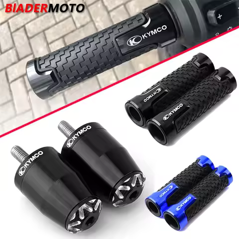 Motorcycle Handlebar Grips Handle Bar Ends Plug For KYMCO Downtown 125 200 250 300/i 350i k-xct 300 