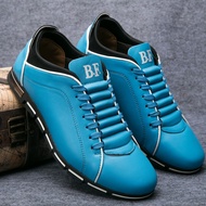 Soft Leather Sneakers Man Sport Outdoor Shoes handmade Leisure leather shoes