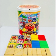 Promotion 4.4 Anpanman Wooden Blocks (Complete Blocks)