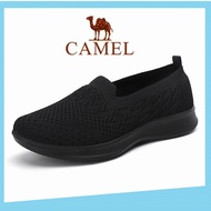 Desert Camel รองเท้ากีฬาผู้หญิงรองเท้าคุณแม่ใหม่ตาข่ายระบายอากาศสบายๆรองเท้าที่ใส่เดินได้อย่างสบาย D