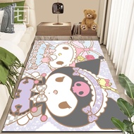 Sanrio Big-Eared Dog Kuromi Cute Cute Comic Carpet Home Carpet