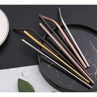 Stainless Steel Straw Rosegold Straw Rose Gold Metal Straw Eco-Friendly Cheap Iron Straw