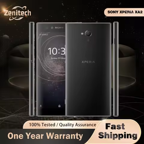 Sony Xperia XA2 h3113 Mobile Phone Octa Core 5.2" 3GB RAM 32GB ROM 23.0MP 4G LTE Single /Dual SIM Or